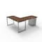 We'Re It Connect It L-Shaped Desk, 77 in D X 30 in H, 66 in W X Thermally Fused Laminate DI66304824L1BBF-BS-WAL - alternate 6